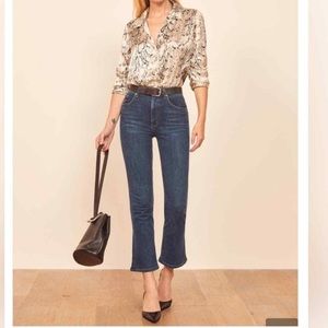 EUC Reformation High Rise Jessie Crop Bootcut in Orlando